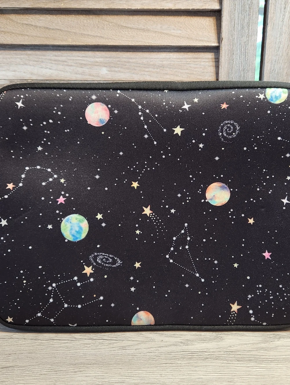 Laptop Case Zippered Padded Solar System 13x10